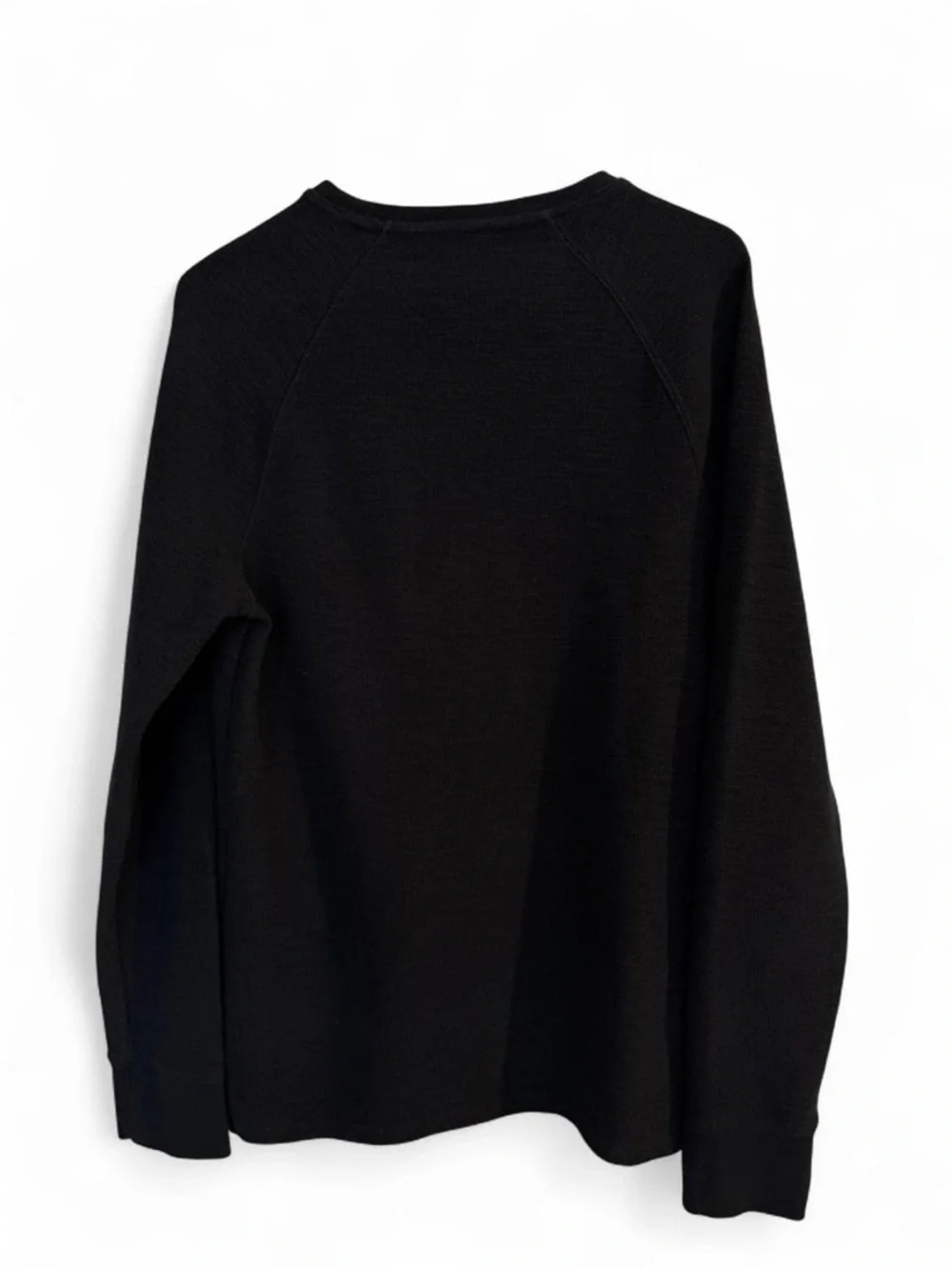 Goodfellow & Co Black Textured Crewneck Sweater M